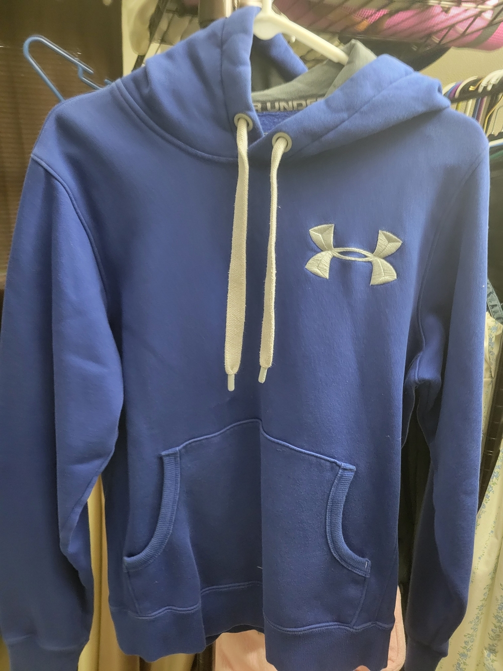 Under Armour Men's Blue Hooded Sweatshirt
